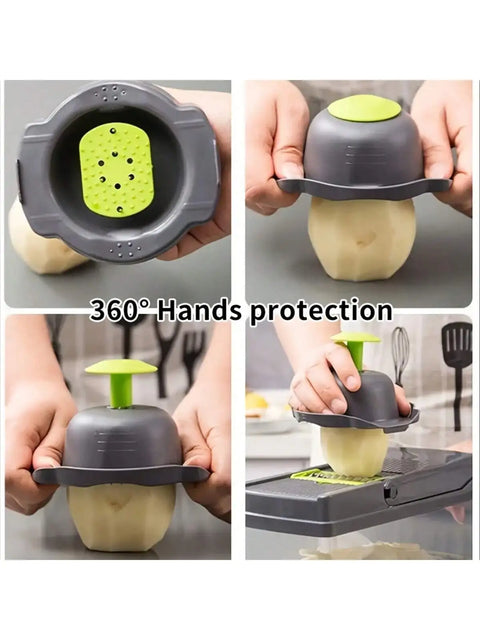 16-in-1 Vegetable Chopper & Slicer