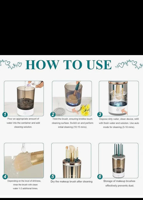 Electric Makeup Brush Cleaner